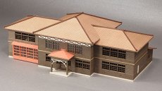 画像3: 【直販&地域限定品】 1/150“旧吹屋小学校” ペーパーモデルキット (3)