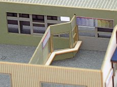 画像8: 駅舎シリーズ12： 1/150“地方駅舎/新西金沢駅タイプ” ペーパーモデルキット (8)