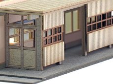 画像10: 駅舎シリーズ12： 1/150“地方駅舎/新西金沢駅タイプ” ペーパーモデルキット (10)