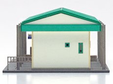 画像7: 駅舎シリーズ13： 1/150“地方駅舎/稲梓駅タイプA” ペーパーモデルキット (7)