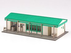 画像3: 駅舎シリーズ13： 1/150“地方駅舎/稲梓駅タイプA” ペーパーモデルキット (3)