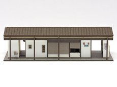 画像5: 駅舎シリーズ14： 1/150“地方駅舎/稲梓駅タイプB” ペーパーモデルキット (5)