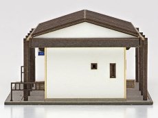 画像8: 駅舎シリーズ14： 1/150“地方駅舎/稲梓駅タイプB” ペーパーモデルキット (8)