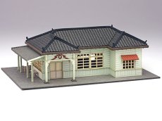 画像1: 駅舎シリーズ17： 1/150“地方駅舎/新村駅タイプ” ペーパーモデルキット (1)