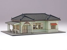 画像7: 駅舎シリーズ17： 1/150“地方駅舎/新村駅タイプ” ペーパーモデルキット (7)