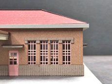 画像3: 【イベント＆直販限定品】 駅舎シリーズスペシャル： 1/150“西桐生駅タイプ アースカラーVer.” ペーパーモデルキット (3)