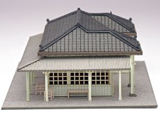 画像2: 駅舎シリーズ17： 1/150“地方駅舎/新村駅タイプ” ペーパーモデルキット (2)