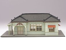 画像6: 駅舎シリーズ17： 1/150“地方駅舎/新村駅タイプ” ペーパーモデルキット (6)