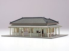 画像9: 駅舎シリーズ17： 1/150“地方駅舎/新村駅タイプ” ペーパーモデルキット (9)