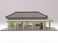 画像10: 駅舎シリーズ17： 1/150“地方駅舎/新村駅タイプ” ペーパーモデルキット (10)