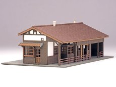 画像6: 駅舎シリーズ19： 1/150“地方駅舎/西大塚駅タイプ” ペーパーモデルキット (6)