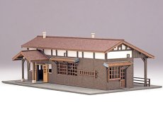 画像5: 駅舎シリーズ19： 1/150“地方駅舎/西大塚駅タイプ” ペーパーモデルキット (5)