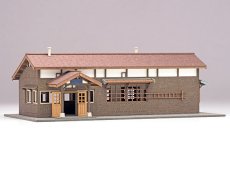 画像2: 駅舎シリーズ19： 1/150“地方駅舎/西大塚駅タイプ” ペーパーモデルキット (2)