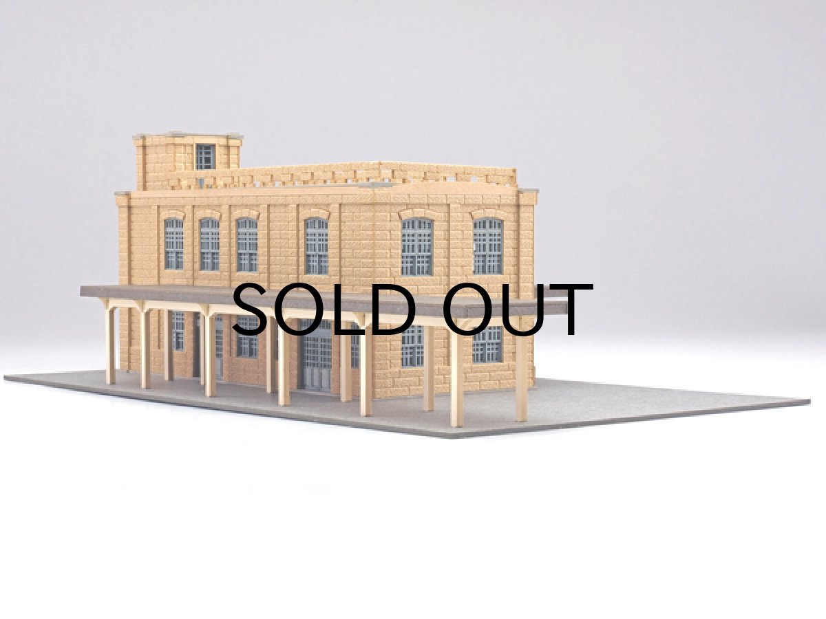 画像8: 駅舎シリーズ25： 1/150“地方駅舎/高畠駅タイプ” ペーパーモデルキット  (8)