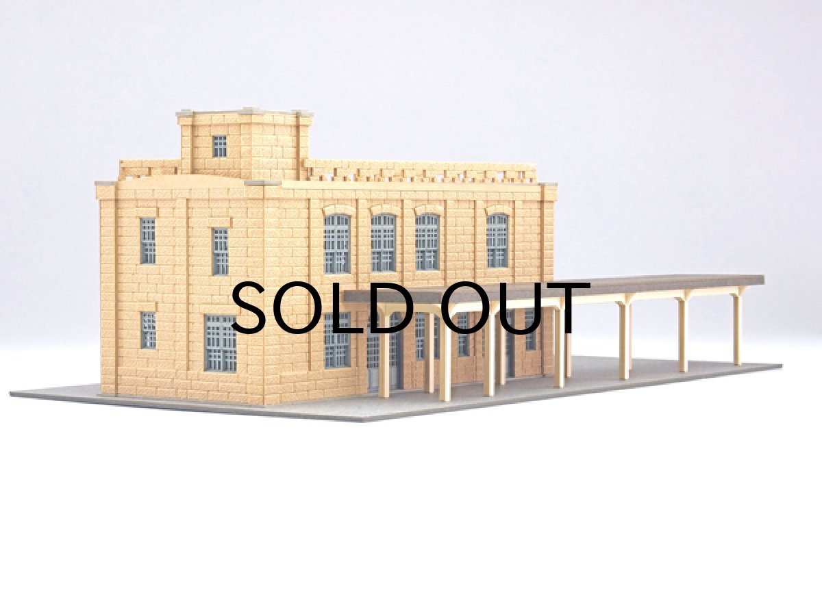 画像6: 駅舎シリーズ25： 1/150“地方駅舎/高畠駅タイプ” ペーパーモデルキット  (6)