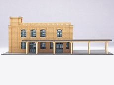 画像7: 駅舎シリーズ25： 1/150“地方駅舎/高畠駅タイプ” ペーパーモデルキット (7)