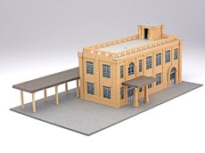 画像1: 駅舎シリーズ25： 1/150“地方駅舎/高畠駅タイプ” ペーパーモデルキット (1)