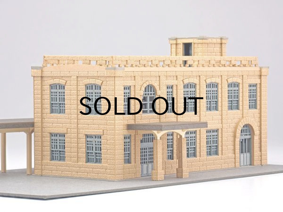 画像3: 駅舎シリーズ25： 1/150“地方駅舎/高畠駅タイプ” ペーパーモデルキット  (3)