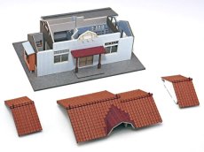 画像13: 駅舎シリーズ32： 1/150“地方駅舎/越中三郷駅タイプ” ペーパーモデルキット (13)