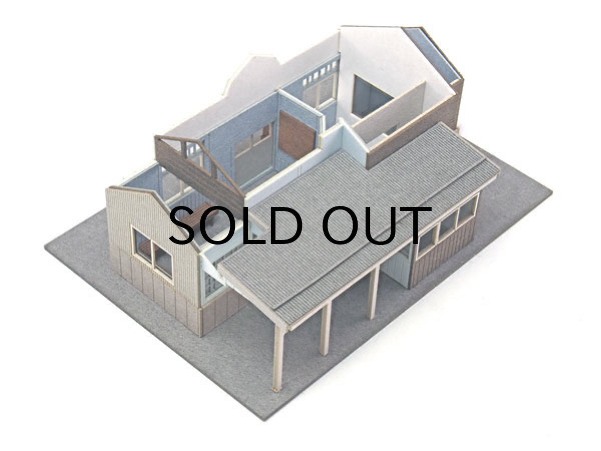 画像11: 駅舎シリーズ32： 1/150“地方駅舎/越中三郷駅タイプ” ペーパーモデルキット  (11)