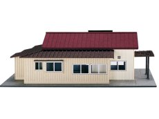 画像6: 【新製品/予約品】 駅舎シリーズ45： 1/150“地方駅舎/津軽大沢駅タイプ“ ペーパーモデルキット (6)