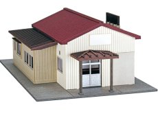 画像7: 【新製品/予約品】 駅舎シリーズ45： 1/150“地方駅舎/津軽大沢駅タイプ“ ペーパーモデルキット (7)