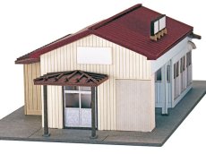 画像8: 【新製品/予約品】 駅舎シリーズ45： 1/150“地方駅舎/津軽大沢駅タイプ“ ペーパーモデルキット (8)