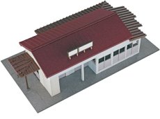 画像10: 【新製品/予約品】 駅舎シリーズ45： 1/150“地方駅舎/津軽大沢駅タイプ“ ペーパーモデルキット (10)