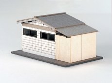 画像4: 【新製品/予約品】 【イベント＆直販限定品】 駅舎シリーズスペシャル： 1/150“トイレ建屋/津軽大沢駅タイプ” ペーパーモデルキット (4)