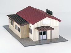 画像12: 【新製品/予約品】 駅舎シリーズ45： 1/150“地方駅舎/津軽大沢駅タイプ“ ペーパーモデルキット (12)