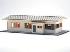 画像3: 【再入荷】 駅舎シリーズ42： 1/150“地方駅舎/西吾野駅タイプ”ペーパーモデルキット  (3)