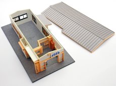 画像6: 【再入荷】 駅舎シリーズ42： 1/150“地方駅舎/西吾野駅タイプ”ペーパーモデルキット  (6)