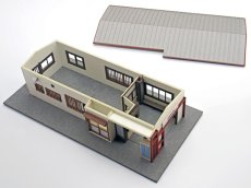 画像11: 駅舎シリーズ41： 1/150“地方駅舎/武蔵横手駅タイプ”ペーパーモデルキット  (11)