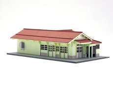 画像2: 【再入荷】 駅舎シリーズ22： 1/150“地方駅舎/荻生駅タイプ” ペーパーモデルキット (2)