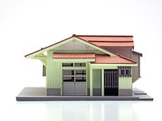 画像4: 【再入荷】 駅舎シリーズ22： 1/150“地方駅舎/荻生駅タイプ” ペーパーモデルキット (4)