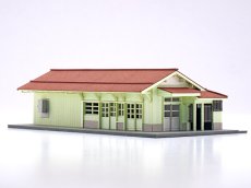 画像3: 【再入荷】 駅舎シリーズ22： 1/150“地方駅舎/荻生駅タイプ” ペーパーモデルキット (3)