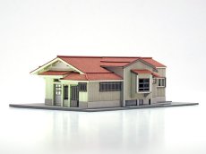 画像5: 【再入荷】 駅舎シリーズ22： 1/150“地方駅舎/荻生駅タイプ” ペーパーモデルキット (5)