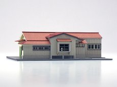 画像6: 【再入荷】 駅舎シリーズ22： 1/150“地方駅舎/荻生駅タイプ” ペーパーモデルキット (6)