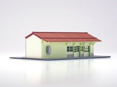 画像8: 【再入荷】 駅舎シリーズ22： 1/150“地方駅舎/荻生駅タイプ” ペーパーモデルキット (8)