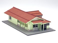 画像1: 【再入荷】 駅舎シリーズ22： 1/150“地方駅舎/荻生駅タイプ” ペーパーモデルキット (1)