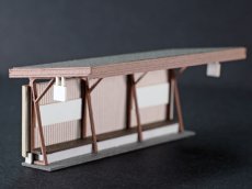 画像7: 【イベント＆直販限定品】 駅舎シリーズスペシャル： 1/150“ホーム待合ベンチ/伊豆急川奈駅、富戸駅タイプ” ペーパーモデルキット (7)