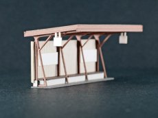 画像6: 【イベント＆直販限定品】 駅舎シリーズスペシャル： 1/150“ホーム待合ベンチ/伊豆急川奈駅、富戸駅タイプ” ペーパーモデルキット (6)