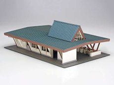 画像6: 駅舎シリーズ05： 1/150“地方駅舎/伊豆高原駅タイプ” ペーパーモデルキット (6)