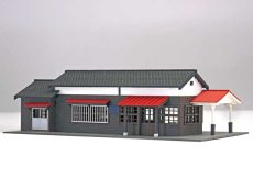 画像5: 駅舎シリーズ43： 1/150“地方駅舎/和銅黒谷駅タイプ“ ペーパーモデルキット (5)