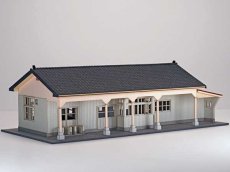画像2: 【新製品/予約品】 駅舎シリーズ46： 1/150“地方駅舎/日頃市駅タイプ“ ペーパーモデルキット  (2)
