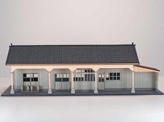 画像3: 【新製品/予約品】 駅舎シリーズ46： 1/150“地方駅舎/日頃市駅タイプ“ ペーパーモデルキット  (3)