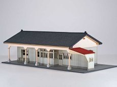 画像4: 【新製品/予約品】 駅舎シリーズ46： 1/150“地方駅舎/日頃市駅タイプ“ ペーパーモデルキット  (4)