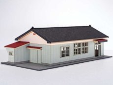 画像16: 【新製品】 駅舎シリーズ46： 1/150“地方駅舎/日頃市駅タイプ“ ペーパーモデルキット  (16)