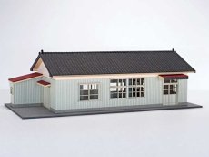 画像15: 【新製品】 駅舎シリーズ46： 1/150“地方駅舎/日頃市駅タイプ“ ペーパーモデルキット  (15)