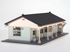 画像13: 【新製品】 駅舎シリーズ46： 1/150“地方駅舎/日頃市駅タイプ“ ペーパーモデルキット  (13)